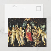 The Spring by Botticelli Postcard ポストカード (正面/裏面)