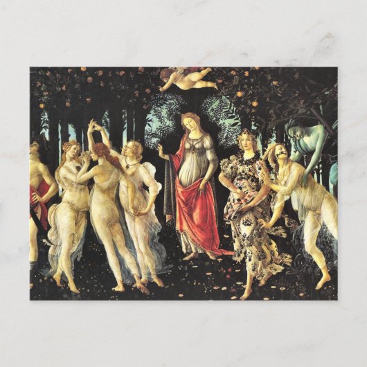 The Spring by Botticelli Postcard ポストカード (正面)