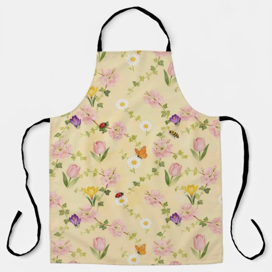 The 'Spring Garden Whimsy' Apron エプロン (正面)