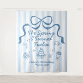 The Spring I turned 12 Birthday Banner  タペストリー (正面)