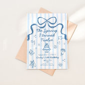 The Spring I turned 12 Birthday Invitation 招待状