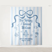 The Spring I turned 13 Birthday Banner  タペストリー (正面)