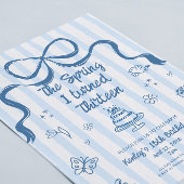 The Spring I turned 13 Birthday Invitation 招待状