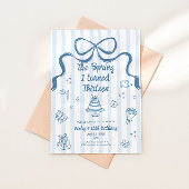 The Spring I turned 13 Birthday Invitation 招待状