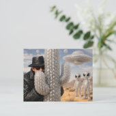 The spy in the desert with the aliens ポストカード (スタンド正面)