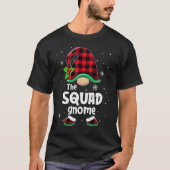 The Squad Gnome Buffalo Plaid Christmas Matching F Tシャツ (正面)