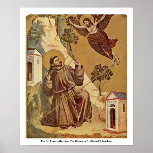 The St. Francis Receives The Stigmata ポスター (正面)