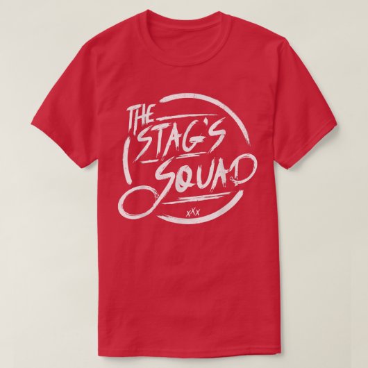 The Stag`s Squad、最高のハメハメパーティーウィークエンド Tシャツ (デザイン正面)