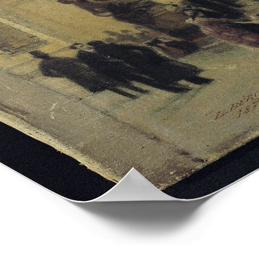 The Staircase of the Opera, 1877 ポスター (角)