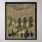 The Staircase of the Opera, 1877 ポスター (正面)