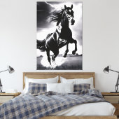The Stallion Stud キャンバスプリント (インサイチュ (寝室))