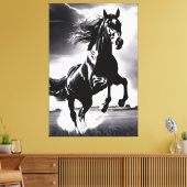 The Stallion Stud キャンバスプリント (インサイチュ (リビング))