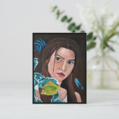 The Star-Crossed Lover Painting by Alfred Fox ポストカード (スタンド正面)