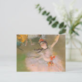 The Star (Dancer on the Dancer) by Edgar Degas ポストカード (スタンド正面)