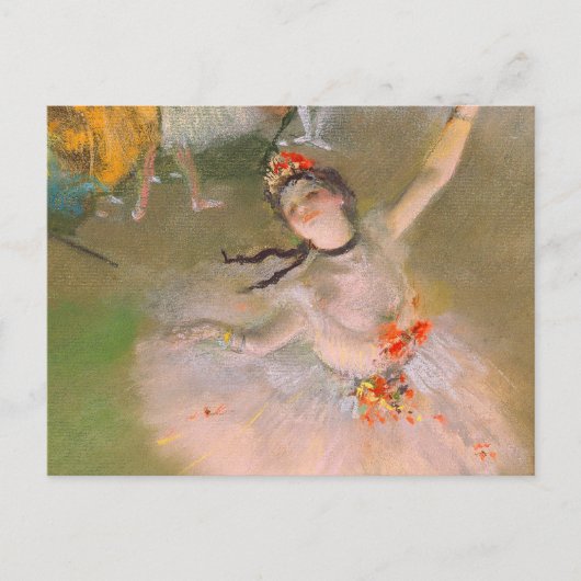 The Star (Dancer on the Dancer) by Edgar Degas ポストカード (正面)