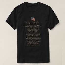 The Star-Spangled Banner Lyrics Tシャツ