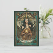 The Star Tarot Art Flat Thank You Card サンキューカード (スタンド正面)