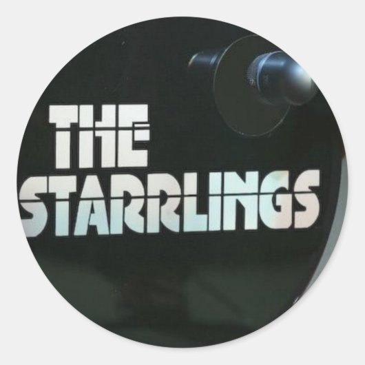 The Starrlings - Bass Drum Stickers ラウンドシール (正面)