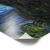 The Starry Night (1889) by Vincent Vanゴッホ. フォトプリント (角)