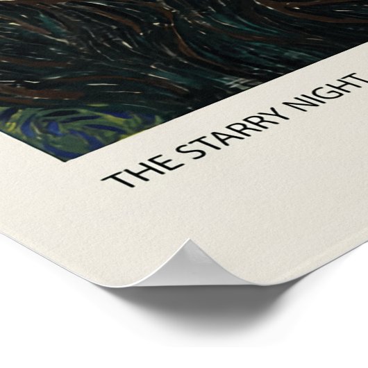 The Starry Night Blossom ポスター (角)