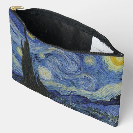 The Starry Night by Van Gogh  アクセサリーポーチ (見開き)