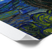 The Starry Night by Van Gogh  ポスター (角)