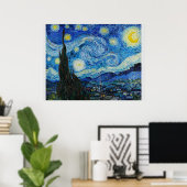 The Starry Night by Van Gogh  ポスター (ホームオフィス)