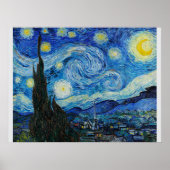 The Starry Night by Van Gogh  ポスター (正面)