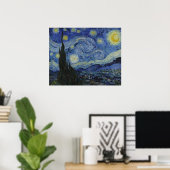The Starry Night by Van Gogh ポスター (ホームオフィス)