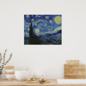 The Starry Night by Van Gogh ポスター (キッチン)