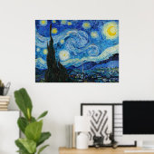 The Starry Night by Van Gogh  ポスター (ホームオフィス)