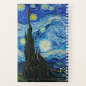 The Starry Night by Van Gogh | Custom Text  プランナー手帳 (裏面)