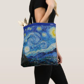 The Starry Night by Van Gogh – Customizable  トートバッグ (クローズアップ)