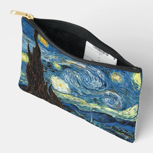 The Starry Night by Vincent Van Gogh アクセサリーポーチ (見開き)