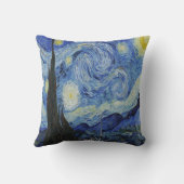 The Starry Night by Vincent Van Gogh クッション (裏面)