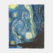 The Starry Night by Vincent Van Gogh フリースブランケット (正面)