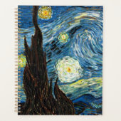 The Starry Night by Vincent Van Gogh プランナー手帳 (正面)