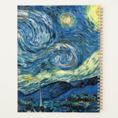 The Starry Night by Vincent Van Gogh プランナー手帳 (裏面)