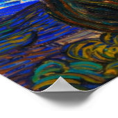 The Starry Night by Vincent van Gogh ポスター (角)