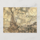 The Starry Night Drawing by  Vincent van Gogh ポストカード (正面)