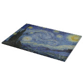The Starry Night, oil painting, Vincent Van Gogh カッティングボード (角)