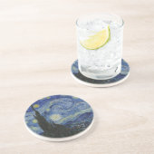 The Starry Night, oil painting, Vincent Van Gogh コースター (側面)