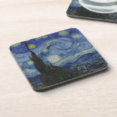 The Starry Night, oil painting, Vincent Van Gogh コースター (左側)