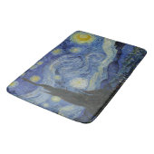 The Starry Night, oil painting, Vincent Van Gogh バスマット (アングル)