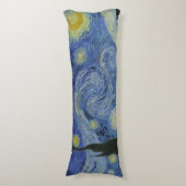 The Starry Night, oil painting, Vincent Van Gogh ボディピロー (正面縦)