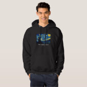 The Starry Night Tee Shirts、Vincent Van カッコいい ゴッホ パーカ (正面フル)