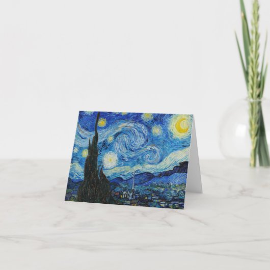 The Starry Night - Vincent Van Gogh カード (正面)