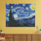 The Starry Night - Vincent Van Gogh キャンバスプリント (インサイチュ (リビング))