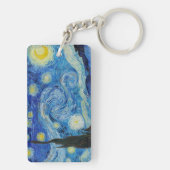 The Starry Night - Vincent Van Gogh キーホルダー (裏面)