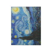 The Starry Night - Vincent Van Gogh ノートパッド (回転)